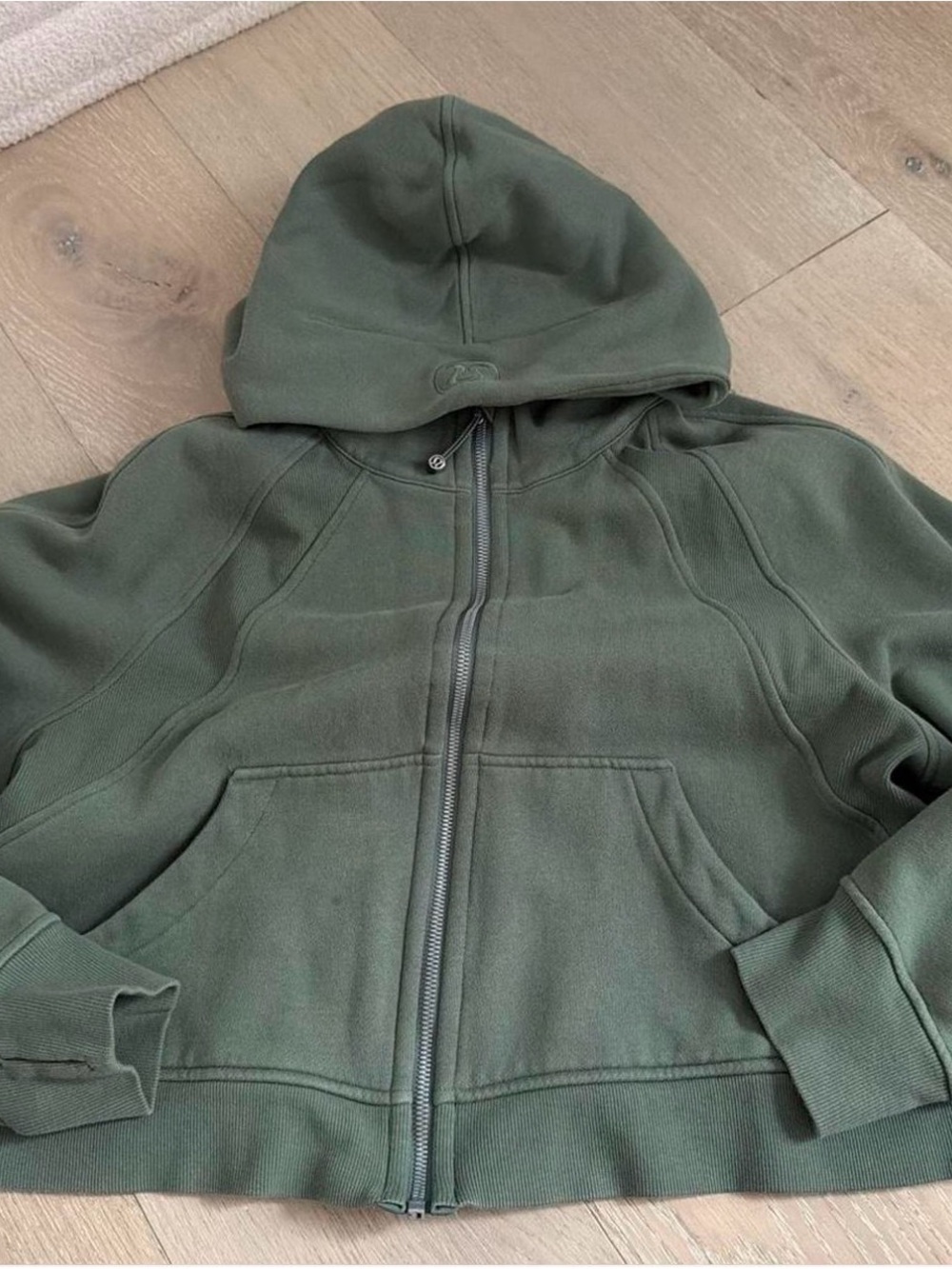 Lululemon Scuba Oversized Full-Zip Hoodie Green M/L